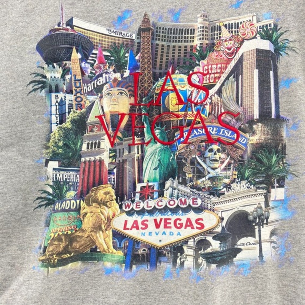 Gildan Las Vegas T-Shirt Souvenir Graphic Print Tourist Tee Mens XL